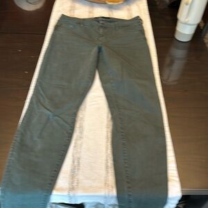 Liverpool Women's Straight Leg Jeans - Olive Green